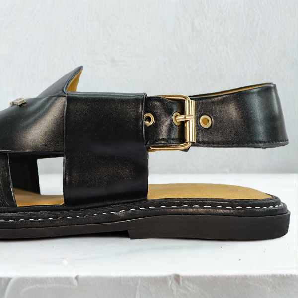 TRIPPLE GEAR PESHAWARI CHAPPALE BLACK