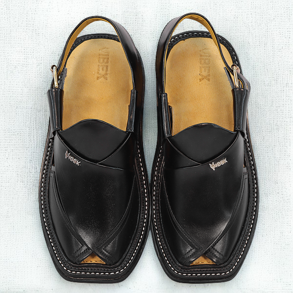TRIPPLE GEAR PESHAWARI CHAPPALE BLACK