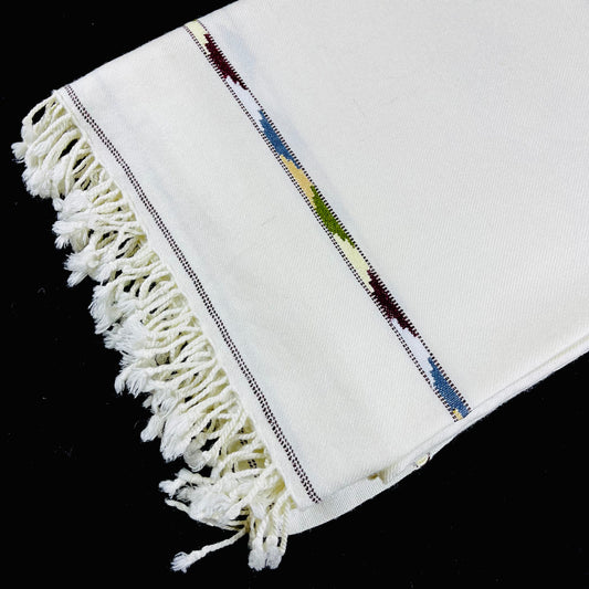 Sahidar Wool Shawl (white)