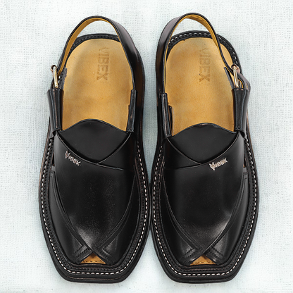 TRIPPLE GEAR PESHAWARI CHAPPALE BLACK