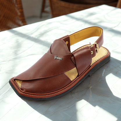 SMART ZALMI PESHAWARI CHAPPALE BROWN